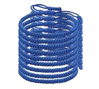 MHADBKH Versátil pulsera de algodón y lino, elegante accesorio de pulseras tejidas a mano, elegante cuerda de mano trenzada para reuniones, 6, Cordón, No es una piedra preciosa