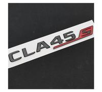 MhaRt yzw6688 3D ABS Negro Coche Tronco Trasero Insignia Etiqueta Guardabarros Logotipo Lateral CLA45S Turbo 4matic Compatible con CLA 45S / C118 C117 Accesorios (Color : CLA45S Black Red)