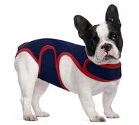 MHaustlie Traje de recuperación de cirugía para perros, traje de recuperación para perros, hembra y macho, cómodo cono alternativo después de la cirugía, algodón suave, evita lamer, camisas médicas