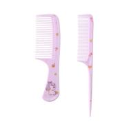 MHDAMAI Cepillo Pelo Antitirones Niña,Juego de Peine y Cepillo Desenredante para Niñas Cabello Húmedo y Seco Cepillo de Masaje para Desenredar, Lindo Regalo (Unicornio)