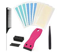 MHDUYEG 216 Piezas Cinta de ExtensióN de Pelo Adhesivo Extensiones de Pelo Extensiones de Cinta Adhesiva Cintas Adhesivas Extensiones de Cinta Adhesiva, para Extensiones Cabello y Trama Del Cabello