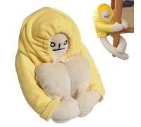 MHDUYEG Juguete De Hombre PláTano De Felpa, 36CM Animal Relleno De PláTano De Felpa ExtrañO, Juguete De Hombre PláTano De Felpa, Regalo De CumpleañOs