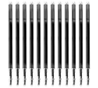 MHDUYEG Recambio Boligrafo Borrable 12 unidades Recarga Borrable 0,7 mm, Recambios Boligrafos Borrables con PIlot Frixion, Recambios Borrables Frixion Recambio 400 m de longitud de escritura (Negro)