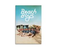 MHEGSNGA Póster de The Beach Boys estilo vintage para decoración de habitación, decoración estética de dormitorio, lienzo para dormitorio, 60 x 90 cm, estilo sin marco