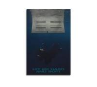 MHEGSNGA Póster Hit Me Hard And Soft Art Vintage para decoración de dormitorio, 30 x 45 cm, estilo sin marco