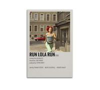MHEGSNGA RUN LOLA RUN Póster de arte vintage para decoración de habitación, decoración estética de dormitorio, póster de lienzo para dormitorio, 30 x 45 cm, estilo sin marco
