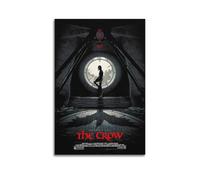 MHEGSNGA The Crow - Póster de arte vintage para decoración de habitación, decoración estética de dormitorio, póster de lienzo para dormitorio, 60 x 90 cm, estilo sin marco