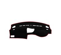 Mhfdpp Coche Alfombrilla Salpicadero para Peugeot 307 307SW 307CC 2002 2003-2007 2008, Alfombrilla Antideslizante Cubierta Tablero Almohadilla Evitar Luz Interiores Accesorios,RHD-Red
