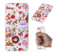 MHHQ Funda Huawei P Smart/Enjoy 7S, Slim Luxury Carcasa Navidad Silicona Suave Cubierta Gel Case Ultra Delgado TPU Goma Flexible Cover para Huawei P Smart/Enjoy 7S -4