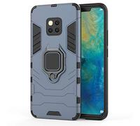 MHHQ Huawei Mate 20 Pro Funda, 2in1 Armadura Combinación A Prueba de Choques Escudo Cáscara Dura PC + TPU con Soporte Magnetic Car Mount Case Cover para Huawei Mate 20 Pro -Black Plus Gray