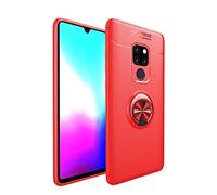 MHHQ Huawei Mate 20 X Carcasa, Ultra Delgado TPU Ligero y Flexible Protección a Golpes Hebilla Magnética Stealth Compatible con Soporte de Coche para Huawei Mate 20X -Rojo