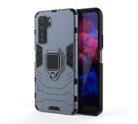 MHHQ para Huawei Nova 7 SE Funda, 2in1 Armadura Combinación A Prueba de Choques Escudo Cáscara Dura PC + TPU con Soporte Magnetic Car Mount Case Cover para Huawei Nova 7 SE -Black Plus Gray