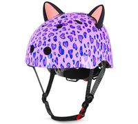 MHJY Casco Bicicleta Niño 8-14 Años,Casco Bici Niña Ajustable con Orejas de Gato DIY para Skateboard,Patinete,Ciclismo,Patinaje,Protección Multicapa,Ligero y Transpirable