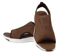 MHNFGDSE Sandalias Ortopedicas Mujer De Diapositivas Ortopédicas Destalonadas Lavables De Verano Zapatos De Mujer De Moda De Suela Suave De Malla Sandalias Lavables De Verano,A,40 EU