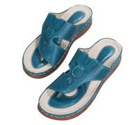 MHNFGDSE Sandalias Ortopédicas para Mujer Verano Corrector De Dedos Juanete Cómodas Chanclas Cómodo Transpirable Sandalias Ortopédicas Correctoras De Juanetes con Soporte De Arco,B,39EU