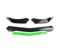 MHOZLHY Alerón Delantero Coche para Opel Astra K 2015-2021,Ajustable Doble Capa Lip Parachoques Delantero Spoiler Frontal Divisor Difusor Separador de Labios,F-Green