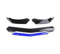 MHOZLHY Alerón Delantero Coche para Opel Astra K 2015-2021,Ajustable Doble Capa Lip Parachoques Delantero Spoiler Frontal Divisor Difusor Separador de Labios,D-Blue