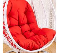 MHUQIA Cojin Silla Colgante Huevo, Silla De Huevo Colgante Silla De Columpio CojíN Grueso Nido, Hamaca Colgante CojíN Patio JardíN Columpio BalancíN De RatáN (D)