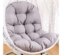 MHUQIA Cojin Silla Colgante Huevo, Silla De Huevo Colgante Silla De Columpio CojíN Grueso Nido, Hamaca Colgante CojíN Patio JardíN Columpio BalancíN De RatáN (G)