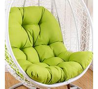 MHUQIA Cojin Silla Colgante Huevo, Silla De Huevo Colgante Silla De Columpio CojíN Grueso Nido, Hamaca Colgante CojíN Patio JardíN Columpio BalancíN De RatáN (B)