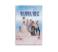 MHUYGGU Póster decorativo en lienzo de MAMMA MIA! para decoración de pared, decoración moderna para dormitorio, 30 x 45 cm, estilo sin marco