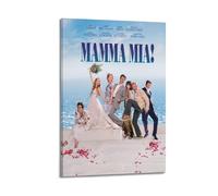 MHUYGGU Póster decorativo en lienzo de MAMMA MIA! para decoración de pared, decoración moderna para dormitorio, 20 x 30 cm, estilo marco