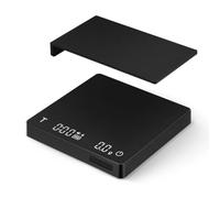 MHW-3BOMBER Mini báscula de café con temporizador, báscula de café expreso recargable con sensor de gravedad, 2 kg/0,1 g, báscula de precisión para café espresso y pour-over, báscula digital de cocina