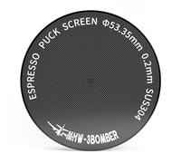 MHW-3BOMBER Puck Screen FG5641-OS - Filtro de metal reutilizable para portafiltros de 54 mm (53,35 mm - 0,2 mm)