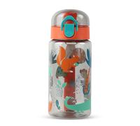 MHwan Botella Agua Niños, 550ml Resistente e Irrompible, a Prueba De Fugas, Sin BPA, Bonita Botellas de Agua para Niñas y Niños, Ideal para Colegio e Viajes, con Asa Extraíble