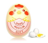 MHwan Temporizador Huevos cocidos, Cocina de Huevos Divertida y Linda Que Cambia de Color, Cocina de Huevos Reutilizable, Herramienta de Temporizador de Cocina