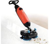 MhWrughts Fregadora de Suelos compacta, pulidora y fregadora de Suelos Comercial de Operador a pie, fregadora-Secadora de Suelos, cepillos Dobles, Almohadillas Dobles y Controladores Red