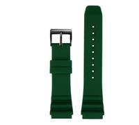 MHYATIO 20 mm 22 mm Compatible con CASIO Swordfish Bill Gates Mismo estilo MDV-106 MDV-107 MTP-VD01D Efr-303l Correa de reloj de silicona Pulsera for hombre(Green black,22mm)