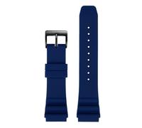 MHYATIO 20 mm 22 mm Compatible con CASIO Swordfish Bill Gates Mismo estilo MDV-106 MDV-107 MTP-VD01D Efr-303l Correa de reloj de silicona Pulsera for hombre(Blue black,22mm)