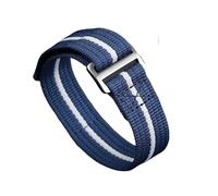 MHYATIO Correa de reloj de nailon integrada de 22 mm compatible con TUDOR Pelagos Black Bay Collar Hidden FXD/Biwan/ 1958 Series Correa de reloj de lona impermeable(Blue -grey)