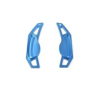 MHYESA 2 Piezas Pegatinas Extensión Para Palanca Cambios Volante Coche Para Benz Para Smart Para Fortwo Para Forfour Levas Cambio Volante Coche(Blue)