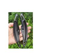 MHYESA Adhesivo Extensor Palanca Cambios Para Volante Coche Para Hyundai Para I30 Para Wagon Para N Para Line Para KONA Levas Cambio Volante Coche(Black)