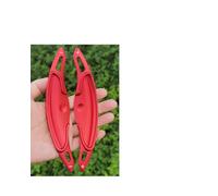 MHYESA Adhesivo Extensor Palanca Cambios Para Volante Coche Para Hyundai Para I30 Para Wagon Para N Para Line Para KONA Levas Cambio Volante Coche(Red)