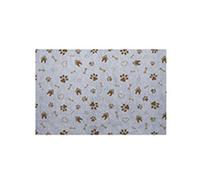 MHYESA Cama Perro Colchoneta para Dormir para Mascotas, Tela No Tejida Impermeable, Varios Patrones(Paw House,XL)