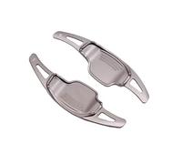 MHYESA Extensión Palanca Cambios Aleación Aluminio Para Rueda Coche Para Camaro 2012 2013 2014 2015 Accesorios Decoración Para Levas Cambio Volante Coche(Gray)