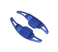 MHYESA Extensión Palanca Cambios Aleación Aluminio Para Rueda Coche Para Camaro 2012 2013 2014 2015 Accesorios Decoración Para Levas Cambio Volante Coche(Blue)