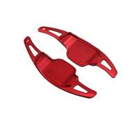 MHYESA Extensión Palanca Cambios Aleación Aluminio Para Rueda Coche Para Camaro 2012 2013 2014 2015 Accesorios Decoración Para Levas Cambio Volante Coche(Red)