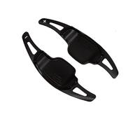 MHYESA Extensión Palanca Cambios Aleación Aluminio Para Rueda Coche Para Camaro 2012 2013 2014 2015 Accesorios Decoración Para Levas Cambio Volante Coche(Black)