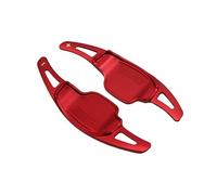 MHYESA Extensión Palanca Cambios Aleación Aluminio Para Rueda Coche Para Camaro 2012 2013 2014 2015 Accesorios Decoración Para Levas Cambio Volante Coche(Red)