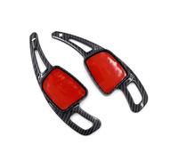 MHYESA Extensión Palanca Cambios Para Volante Coche Para A3 Para A4 Para A5 S3 S4 S5 SQ5 SQ7 Q2 Para Q3 Para Q5 Para Q7 TT TTS Levas Cambio Volante Coche(Carbon Fiber Black)