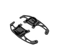 MHYESA Extensión Paleta Cambio Volante Para Golf 7 R Para GTI Para POLO MK7 2015-2019 Levas Cambio Volante Coche(Black)