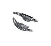 MHYESA Paletas Cambio Volante Coche Para Camaro 2016-2023 Extensión Fibra Carbono ABS Accesorios Paleta Levas Cambio Volante Coche(Satin black)