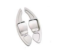 MHYESA Para Beetle Para Touareg Para R32 Para Eos Para R36 Para Golf 5 6 Para Polo Para Jetta Para Passat Paletas Cambio En El Volante Automóvil Levas Cambio Volante Coche(Silver)
