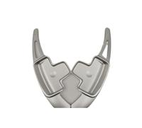 MHYESA Para Benz A Para Clase Para W176 2013-2015 Para A180 Para A200 Paletas Cambio Volante Automóvil Extensor Estilo Aleación Aluminio Levas Cambio Volante Coche(Silver)