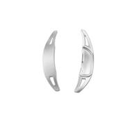 MHYESA Para Benz Para AMG Para GT Para Edition Para 50 Para GTR Para G63 Para GLE53 Para GLE63S Extensor Levas Cambio Adhesivo Para Volante Coche Levas Cambio Volante Coche(Silver)