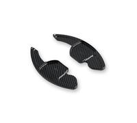 MHYESA Para Seat Para Alhambra Para Ateca Leon 5F FR Tarraco Ibiza 6P Para Cupra ST Extensión Paleta Cambio Volante Automóvil Palanca Cambios ABS Levas Cambio Volante Coche(Carbon black)